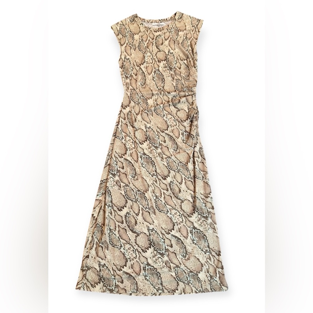 Fourteenth Place Snake Print Maxi Dress